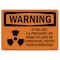 Signmission OSHA WARNING Sign, You Are Pregnant Or Think May Be, 24in X 18in Aluminum, 18" W, 24" L, Landscape OS-WS-A-1824-L-12937 - alternate 1